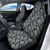 Black And White Aztec Mayan Eagle Print Pattern Car Seat Covers-grizzshop