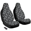 Black And White Aztec Mayan Eagle Print Pattern Car Seat Covers-grizzshop