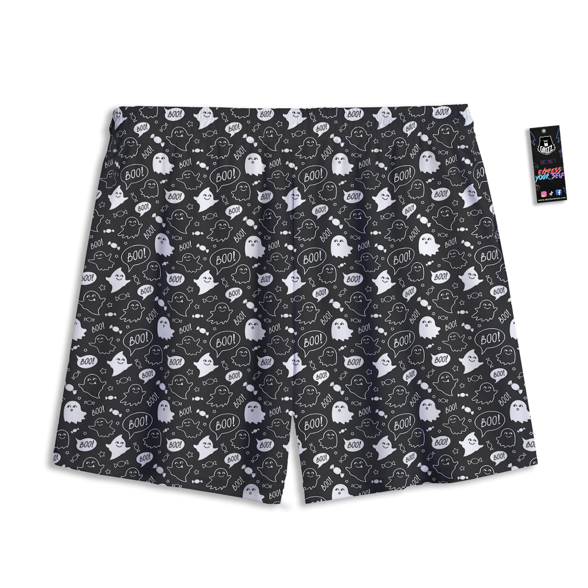 Christmas Argyle Red And Green Print Mesh Shorts