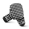 Black And White Houndstooth Boxing Gloves-grizzshop