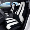 Black And White Scorpio Sign Print Car Seat Covers-grizzshop