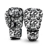 Black And White Skull Boxing Gloves-grizzshop