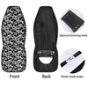 Black And White Skull Grunge Print Pattern Car Seat Covers-grizzshop