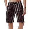 Black And White Tiniy Polka Dot Men's Shorts-grizzshop