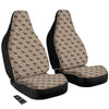 Black Ant Print Pattern Car Seat Covers-grizzshop