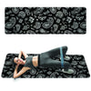 Black Bandana Thin Yoga Mat-grizzshop