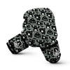 Black Bigfoot Pattern Print Boxing Gloves-grizzshop