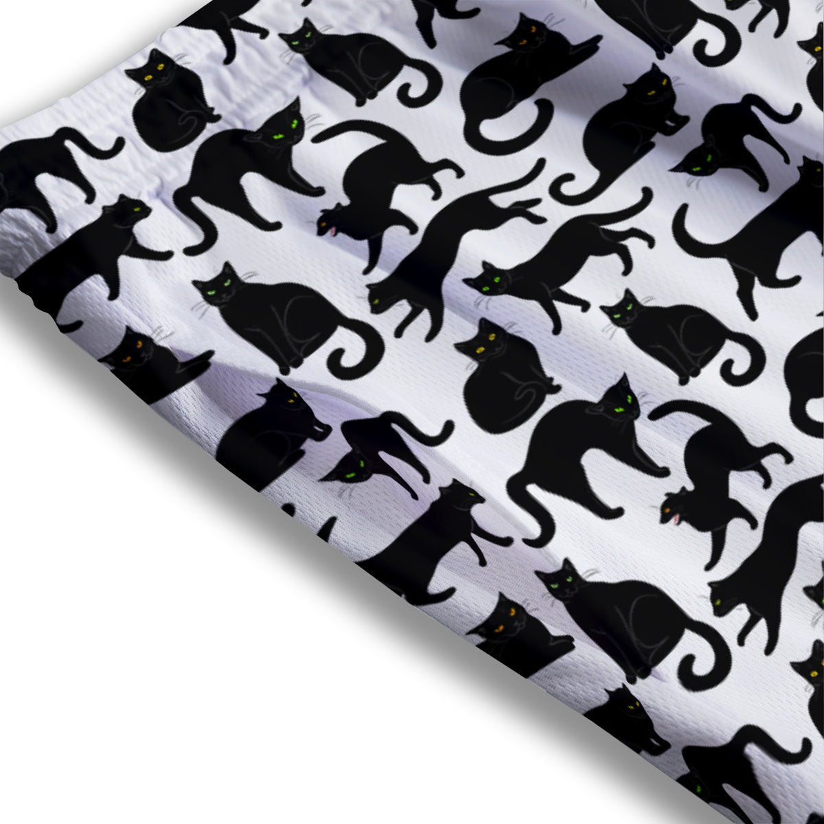 Cartoon Girly Unicorn Print Pattern Mesh Shorts