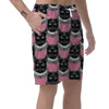 Black Cat Gothic Men's Shorts-grizzshop