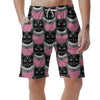 Black Cat Gothic Men's Shorts-grizzshop