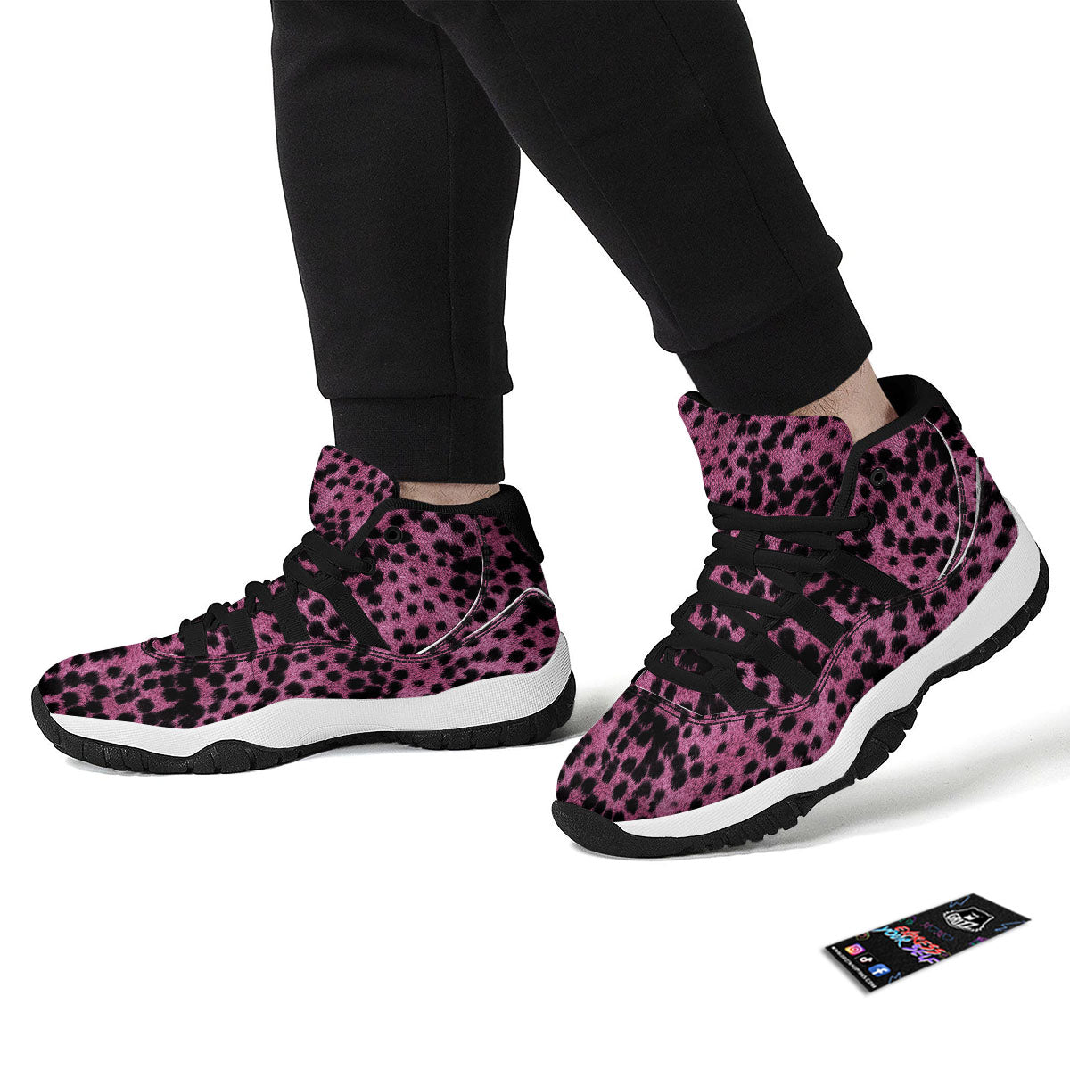 Black Cat Halloween Print Pattern Black Bball Shoes-grizzshop