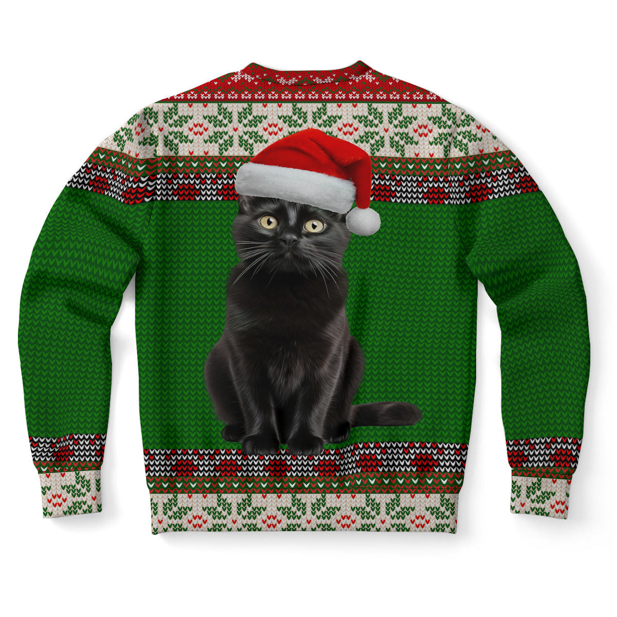 Black Cat Ugly Christmas Sweater-grizzshop