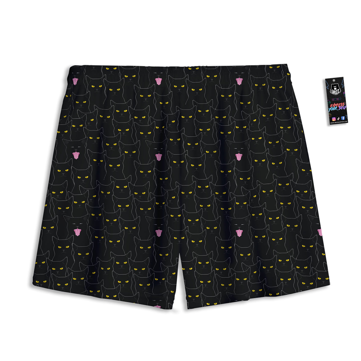 Casino Card Falling Print Mesh Shorts