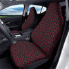 Black Chili Pepper Print Pattern Car Seat Covers-grizzshop