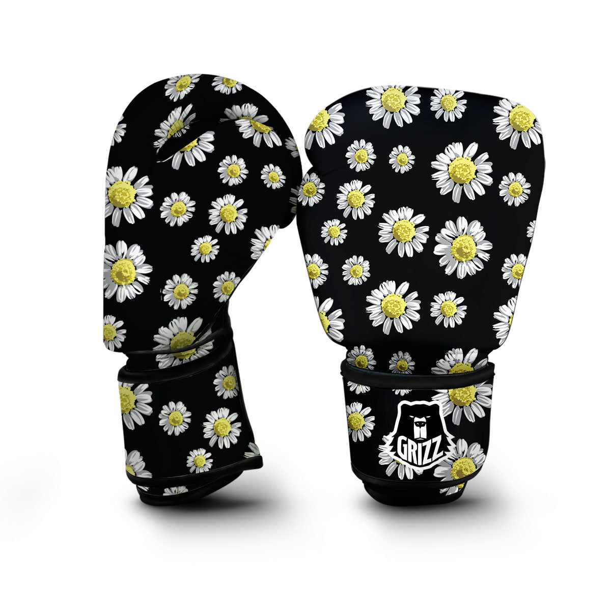 Black Daisy Boxing Gloves-grizzshop