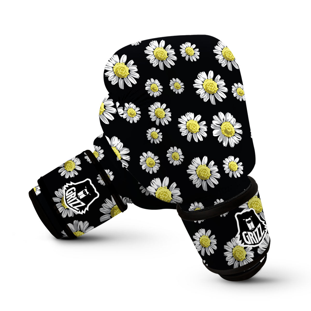 Black Daisy Boxing Gloves-grizzshop