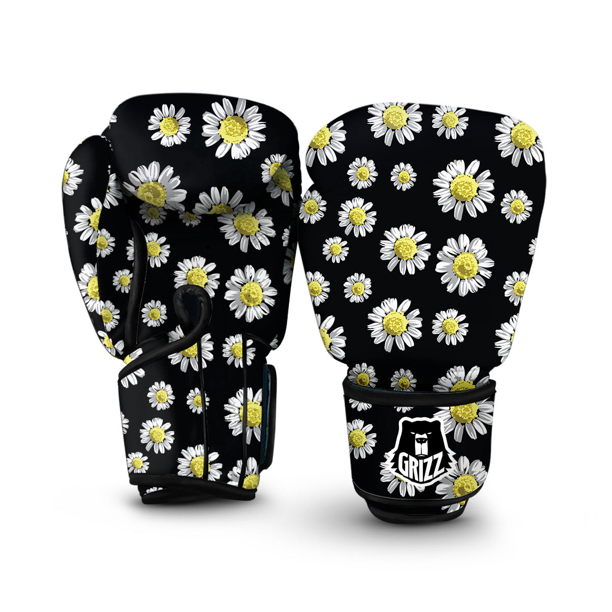 Black Daisy Boxing Gloves-grizzshop