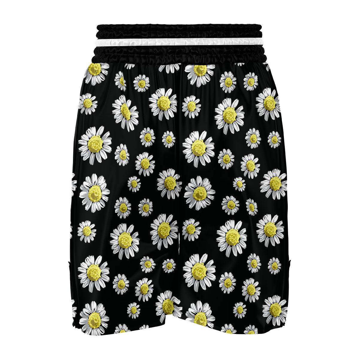 Black Daisy Boxing Shorts-grizzshop