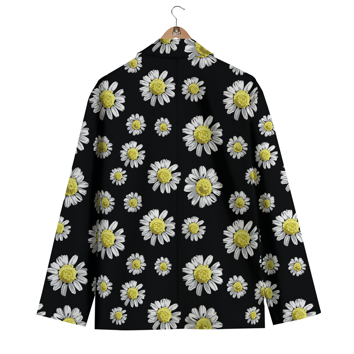 Black Daisy Men's Blazer-grizzshop