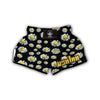 Black Daisy Muay Thai Boxing Shorts-grizzshop