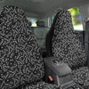 Black Dice Casino Print Pattern Car Seat Covers-grizzshop