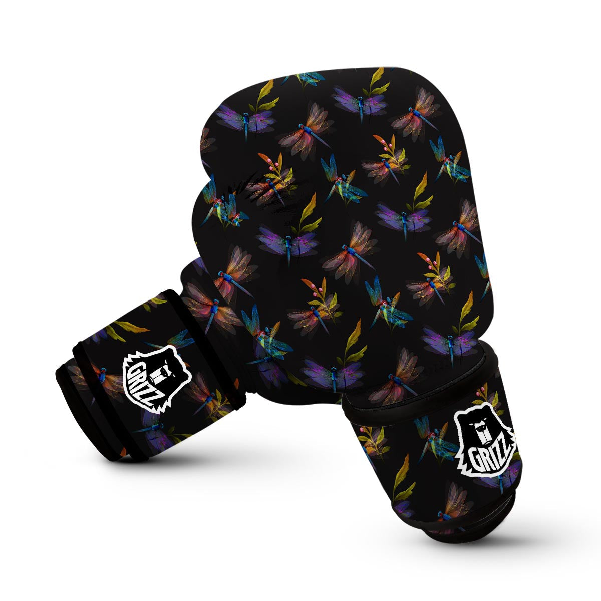 Black Dragonfly Boxing Gloves-grizzshop