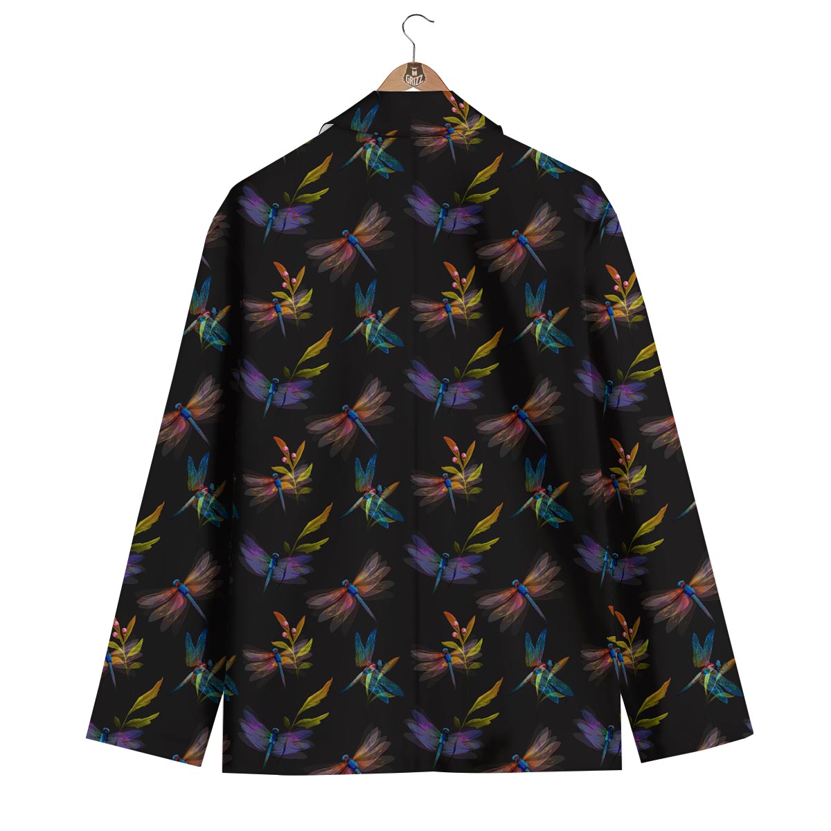 Black Dragonfly Men's Blazer-grizzshop