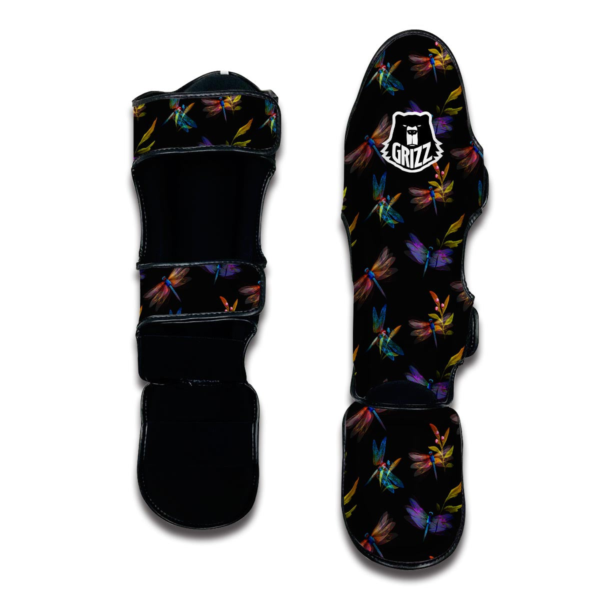 Black Dragonfly Muay Thai Shin Guards-grizzshop