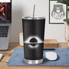 Black Hole Monochrome Print Tumbler-grizzshop