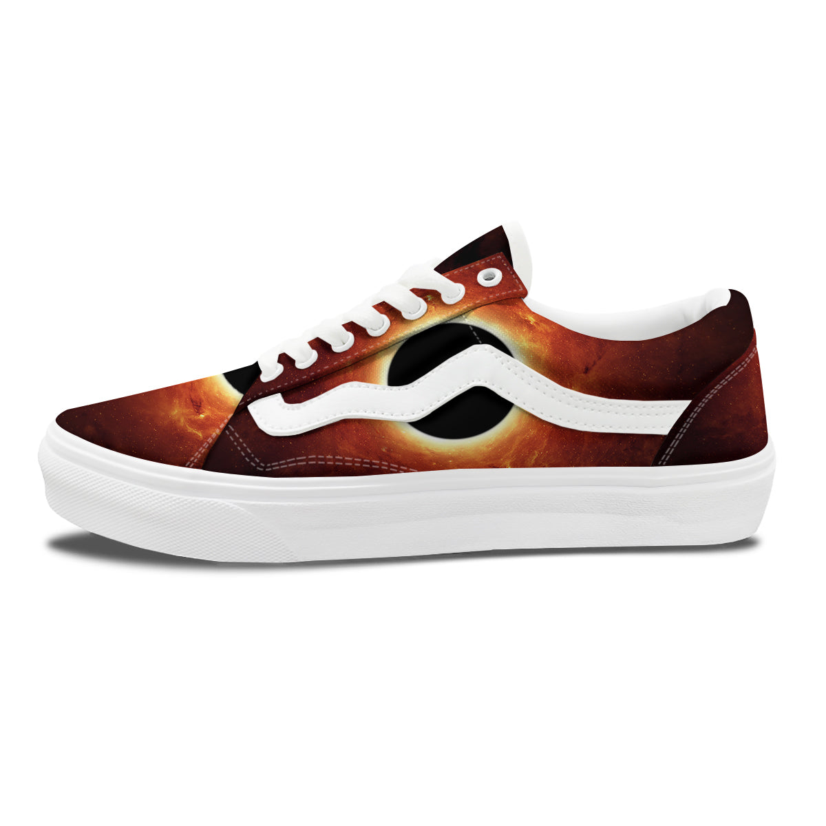Black Hole Scientific Print Skate Shoes-grizzshop