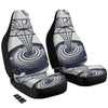 Black Hole Tattoo Print Car Seat Covers-grizzshop