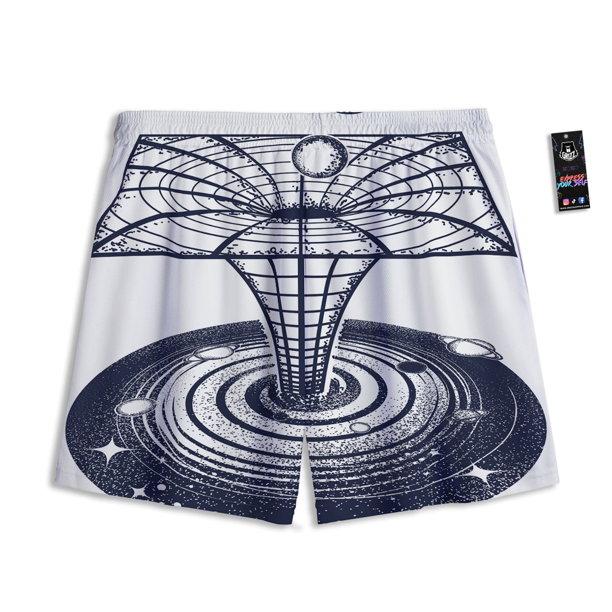 Constellation Gemini Print Mesh Shorts