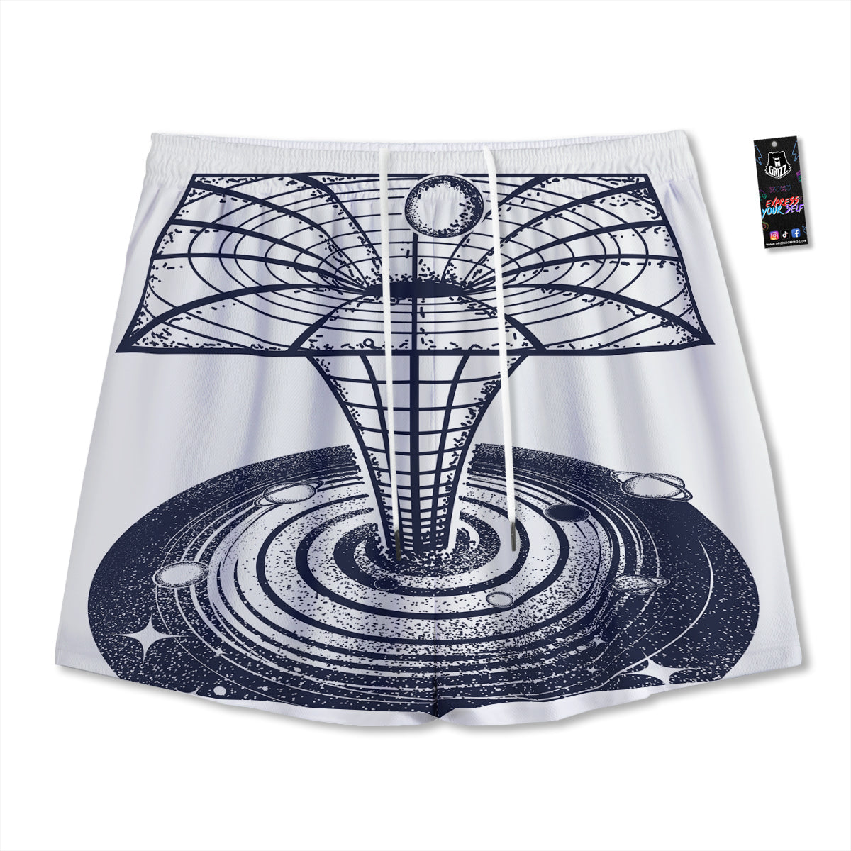 Constellation Gemini Print Mesh Shorts
