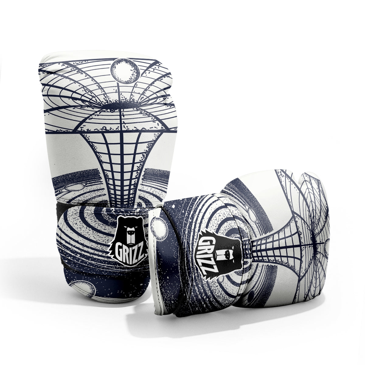 Black Hole Tattoo Print Pro Boxing Glove