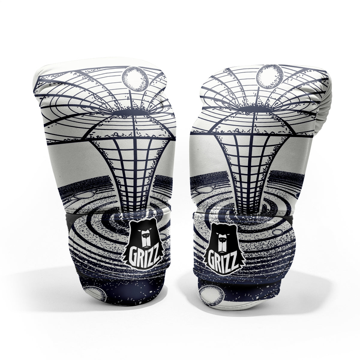 Black Hole Tattoo Print Pro Boxing Glove