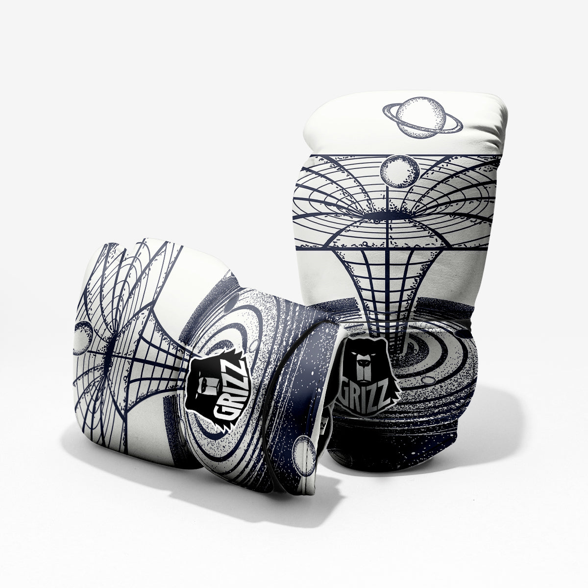 Black Hole Tattoo Print Pro Boxing Glove