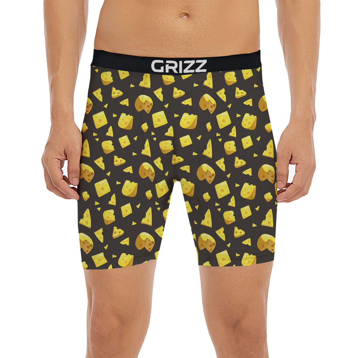 Black Holes And Cheese Print Pattern Boxer Briefs-grizzshop