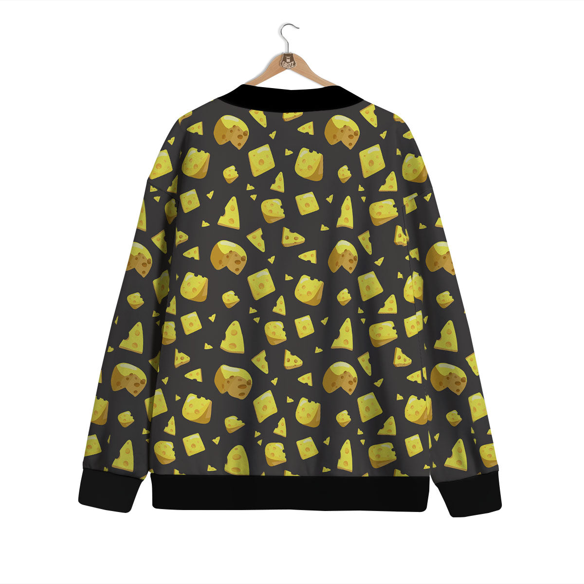 Black Holes And Cheese Print Pattern Cardigan-grizzshop