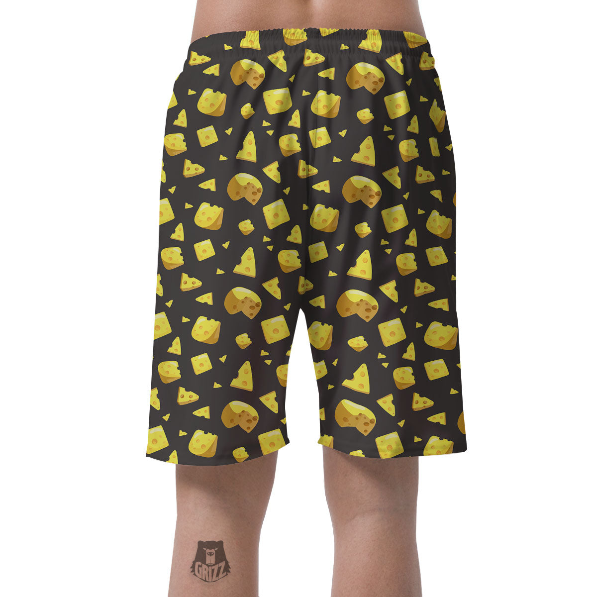 Black Holes And Cheese Print Pattern Men's Shorts-grizzshop