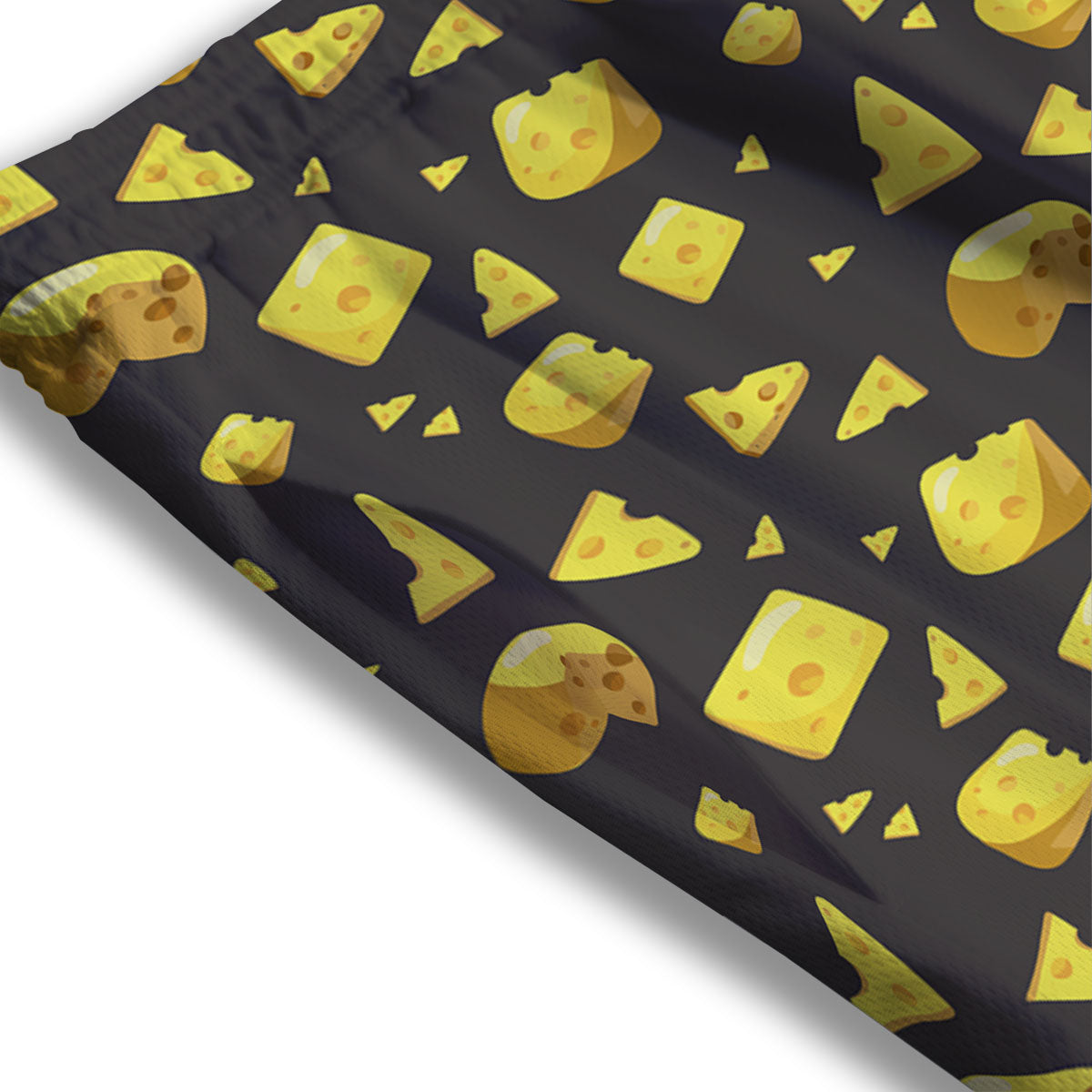 Characters Graffiti Cartoon Print Mesh Shorts
