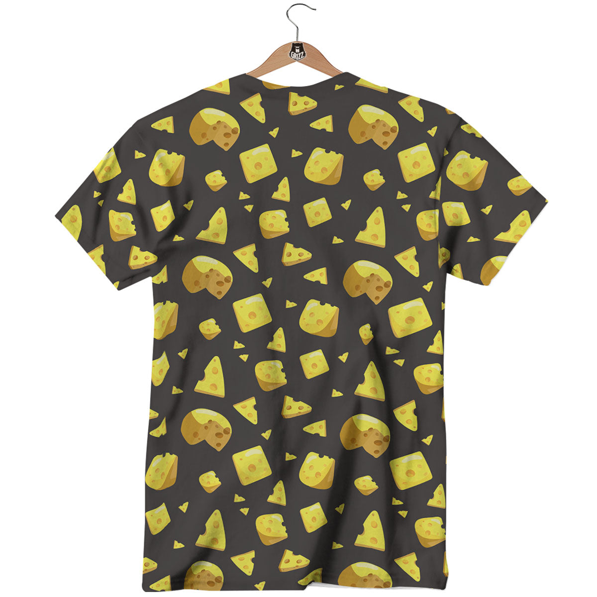 Black Holes And Cheese Print Pattern T-Shirt-grizzshop