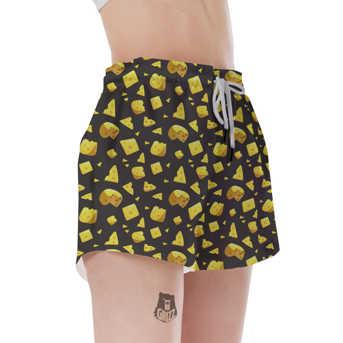 Black Holes And Cheese Print Pattern Women's Shorts-grizzshop