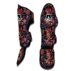 Black Paisley Muay Thai Shin Guards-grizzshop