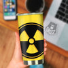 Black Radioactive On Yellow Print Tumbler-grizzshop