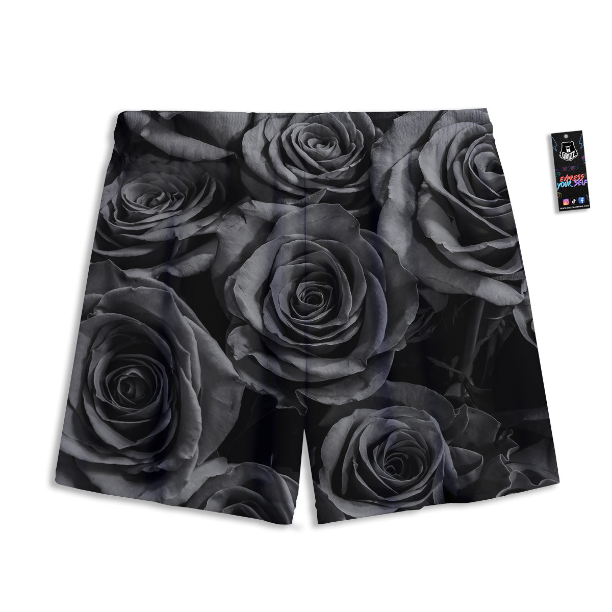 Black Green And Red Tartan Print Pattern Mesh Shorts