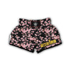 Black Sakura Muay Thai Boxing Shorts-grizzshop