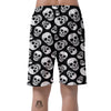 Black Skull Men's Shorts-grizzshop