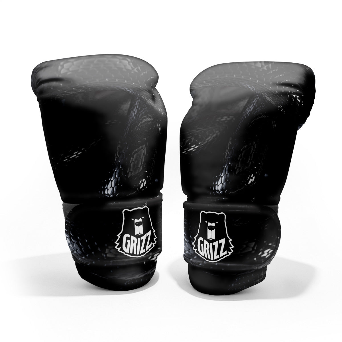 Black Snake Print Pro Boxing Glove