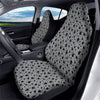 Black Spider And Grey Print Pattern Car Seat Covers-grizzshop