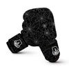 Black Spider Web Pattern Print Boxing Gloves-grizzshop